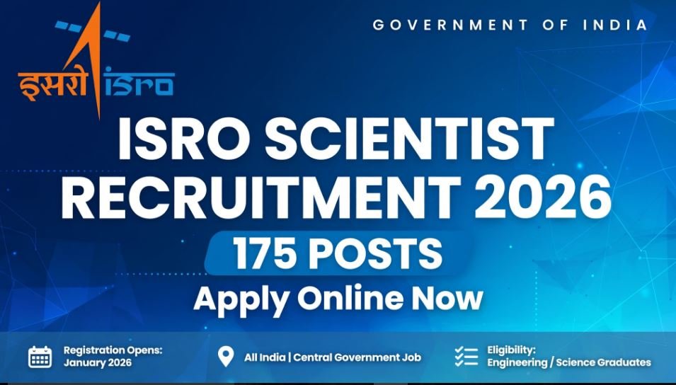 ISRO Scientist Recruitment 2026 - 175 Posts Apply Online