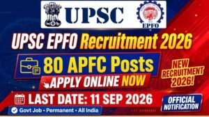 UPSC Recruitment 2026