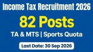 Income Tax Recruitment 2026